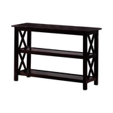 Coaster Rachelle Sofa Table with 2-shelf Deep Merlot Model 5910